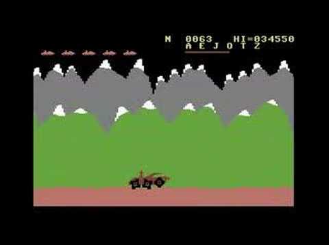 C64 Longplay - Moon Patrol