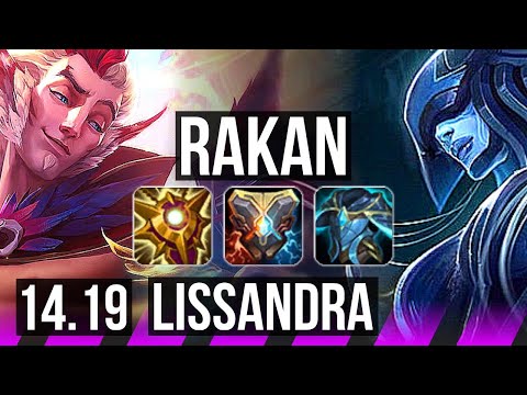 RAKAN & Jhin vs LISSANDRA & Seraphine (SUP) | 65% winrate, 3/4/20 | EUW Master | 14.19
