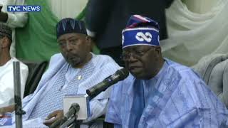 (SEE VIDEO) Tinubu Responds To Questions At Arewa 