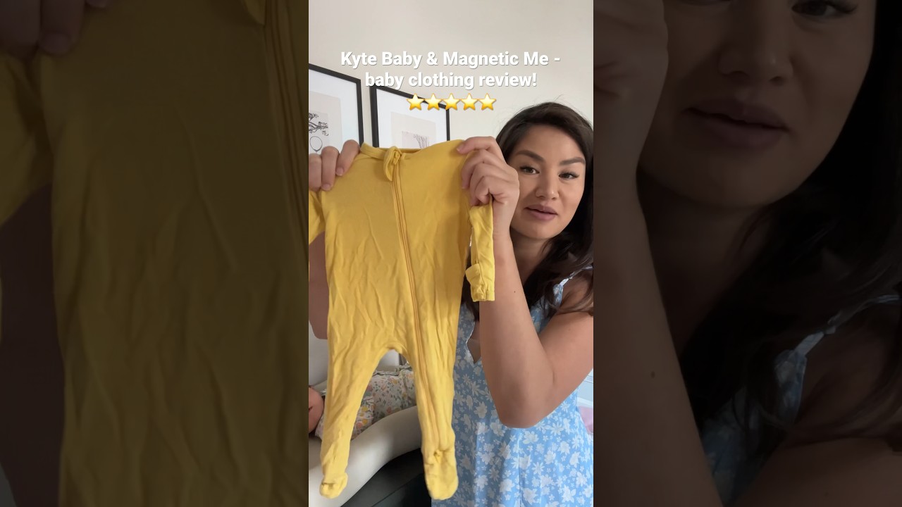 Baby clothing review: Kyte Baby & Magnetic Me are our favs! #baby #babyclothes #kytebaby #magneticme