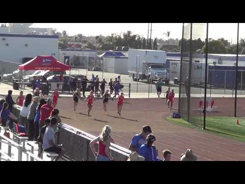 JVG 200m vs HB 4-16-15 - Los Alamitos Girls