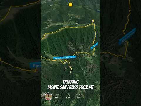 Trekking anello del Monte San Primo #shorts