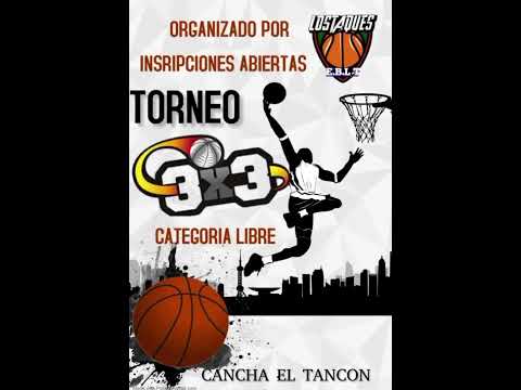 *3x3 EN LOS TAQUES*La Escuela de Baloncesto Los Taques  organiza torneo 3x3 categoría libre