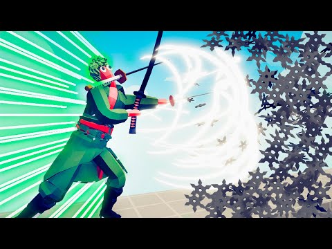 ZORO RORONOA vs EVERY GOD. ONE PIECE | TABS Totally Accurate Battle Simulator