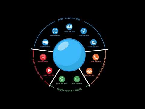 Free 11 steps zoom icons presentation for PowerPoint