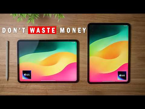 iPad Pro Showdown M4 Vs M5 //  Who should actually UPGRADE?!