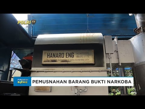 POLRES METRO BEKASI MUSNAHKAN BARBUK NARKOBA