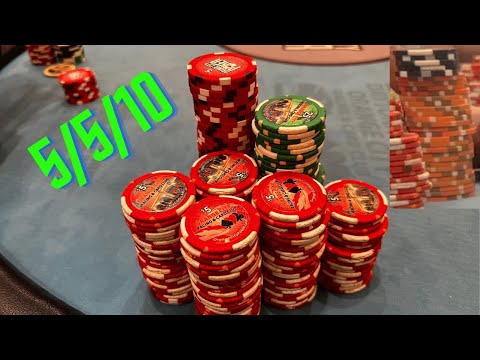 Massive 5/5/10 Game - Opponents Have 20K Stacks - Kyle Fischl Poker Vlog Ep 124