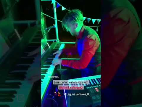 Salsa Piano / with @lafamiliasalsaband at Laguna Gonzalez, DE