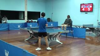 preview picture of video 'Westchester Table Tennis Center - October Open Singles Semi-Finals (2014)'