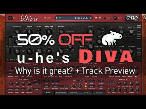 50% OFF on u-he's Diva + Overview and Track Preview