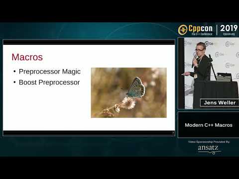 Modern C++ Macros - Jens Weller - CppCon 2019