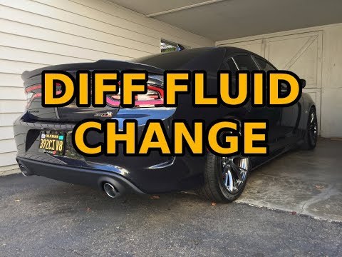 2016 Charger Scat Pack diff fluid change