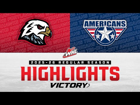 Portland Winterhawks at Tri-City Americans 12/27 | WHL Highlights 2025-26