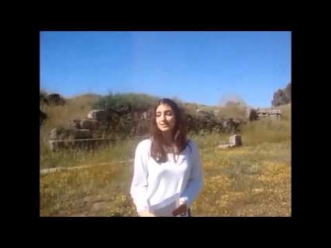 Το αρχαίο θέατρο της Ερέτριας, όπου σώζονται οι καλύτερα διατηρημένες χαρώνιοι κλίμακες. Ο θολωτός υπόγειος διάδρομος κατασκευάστηκε γύρω στο 300 π.Χ., όταν η ορχήστρα χαμήλωσε κατά 3 μ., και οδηγούσε από το σκηνικό οικοδόμημα στο κέντρο της.