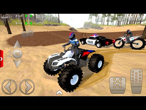 Offroad Outlaws - US Police Car, Quad Bike and Motorbike Extreme Off-Road #1 - Android ios Gameplay