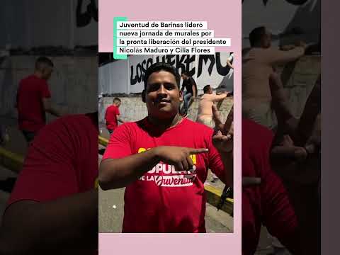 ​🎨🚩 #JUVENTUD DE #BARINAS PINTA POR LA LIBERTAD! EL LLANO NO SE RINDE 🇻🇪✨ #maduro #venezuela #Trump