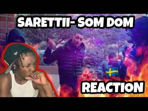 AMERICAN REACTS TO SWEDISH DRILL RAP! Sarettii (5148) - Som Dom (OFFICIELL MUSIKVIDEO) REACTION