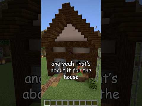 I Asked ChatGPT to Build a Minecraft House, it's bad #minecraft #minecraftshorts #minecraftbuilding