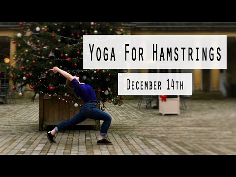 GENTLE HAMSTRING STRETCHES | Yoga Advent Calendar | Day 14 | Namaste Naomi