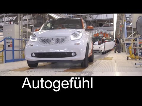 All-new Smart fortwo manufacturing plant production process in Hambach, France - Autogefühl