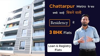 Low budget 2 BHK,3 BHK flats in chhatarpur and Sultanpur near Delhi NCR