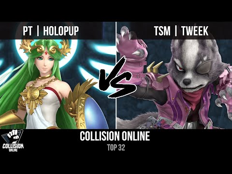 Collision Online - TSM  Tweek (Wolf/Wario) Vs. PT  holopup (Palutena) - Top 32 - Smash Ultimate