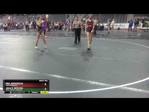 101 Lbs Cons. Round 3 - Mia Anderson, Team Nebraska Vs Grace Beeson, Team South Carolina A358