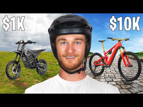 1.000-Dollar-E-Mountainbike vs. 10.000-Dollar-E-Mountainbike