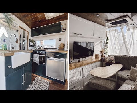 INSPIRATIONAL VAN CONVERSION w/ Dream GAMING SET-UP 🎮 & Totally UNIQUE LAYOUT 🚐