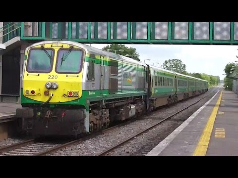Irish Rail Mark 4 Intercity Train + 201 Class Loco - Monasterevin, Kildare