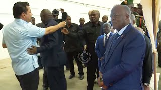 Rostam Ashindwa Kujizuia Mbele ya Magufuli Wasituo