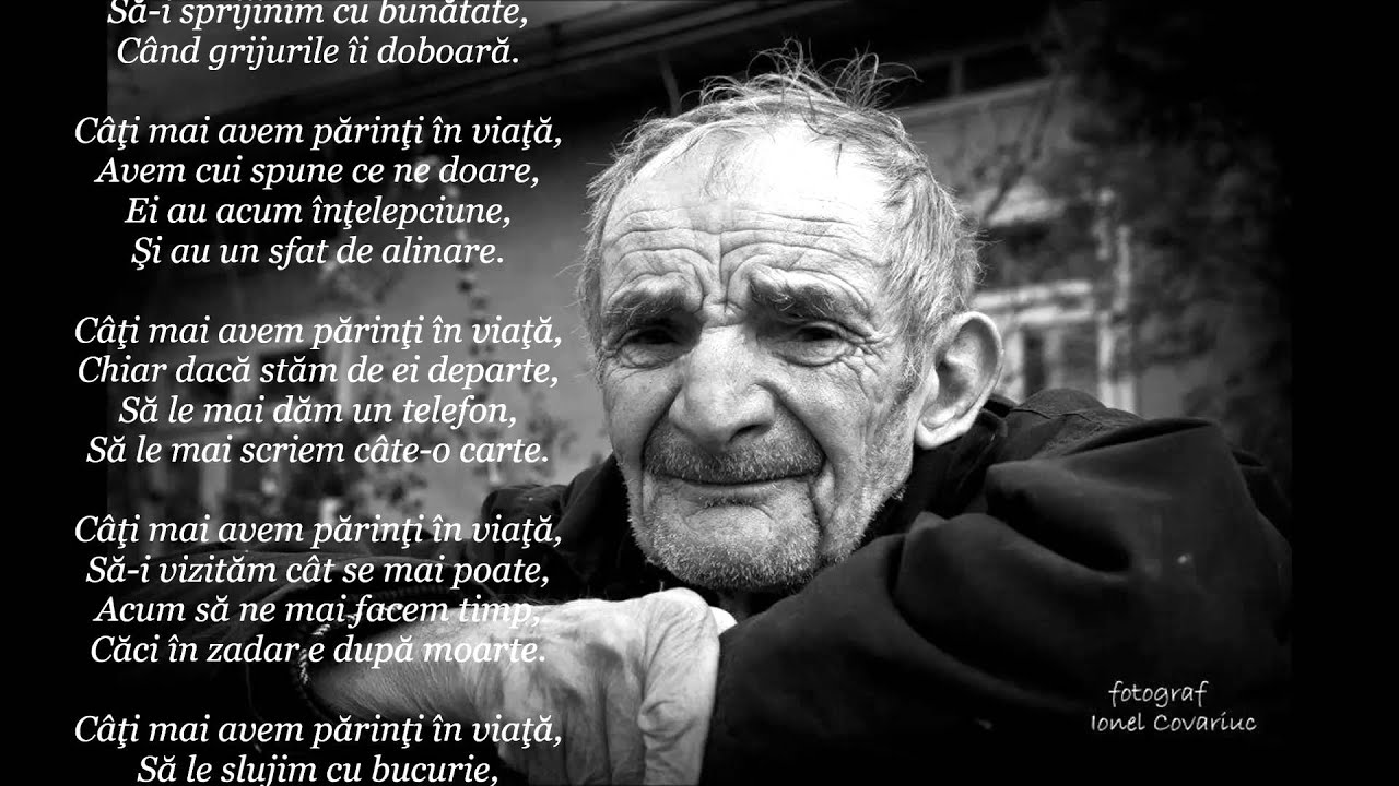 ”Câ?i mai avem p?rin?i în via??” - poezie Teodor Groza