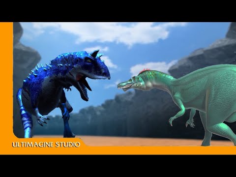 Carnotaurus VS Baryonyx : Dinosaurs Battle Special
