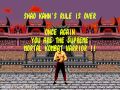 Mortal Kombat 2 Genesis Mega Drive Liu Kang Ending