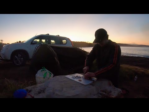 Solo Overnight Camping Mission Catch & Cook Australia