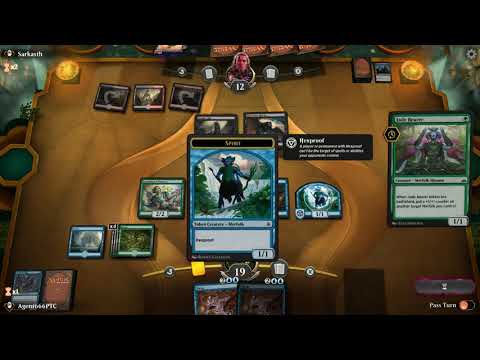 MTG Arena 50 Blue/Green Merfolk vs Black