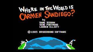 Apple II Game Demonstration Series - Where in the World is Carmen Sandiego?