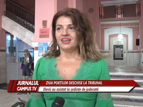 ZIUA PORTILOR DESCHISE LA TRIBUNAL