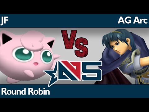 AB5 Melee - JF (Jigglypuff) vs AG Arc (Marth) - Round Robin