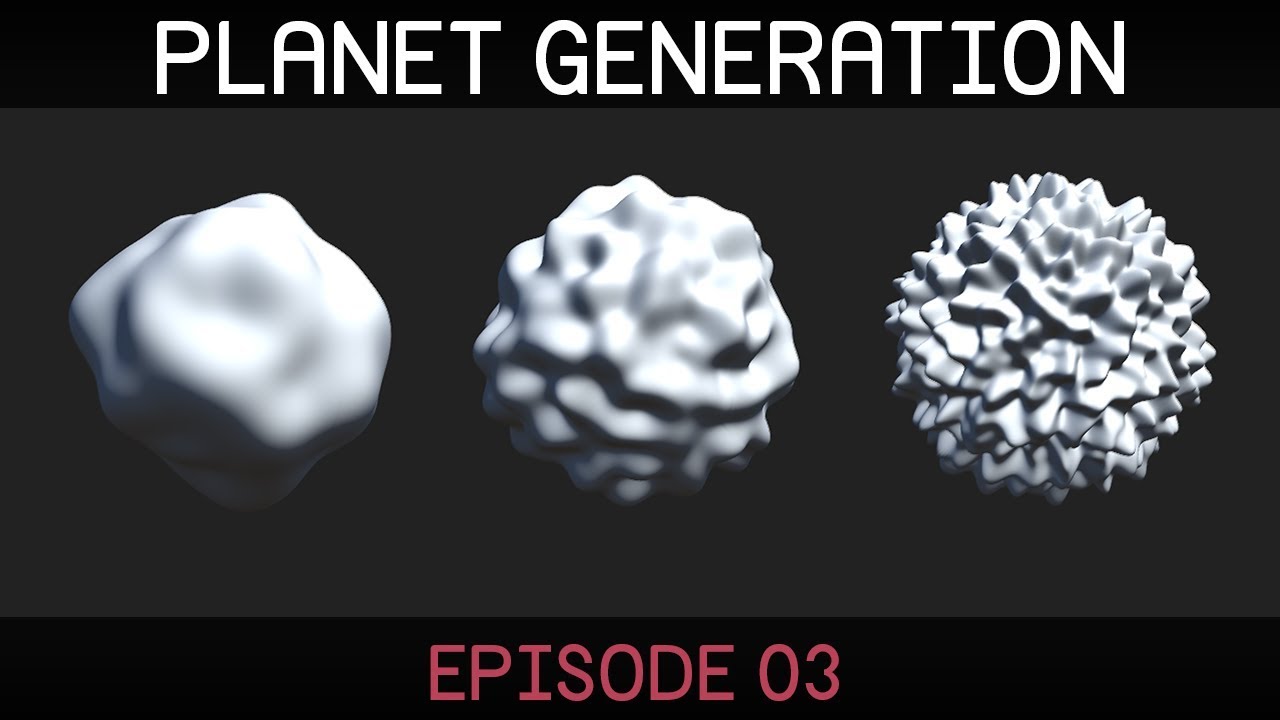[Unity] Procedural Planets (E03: layered noise)