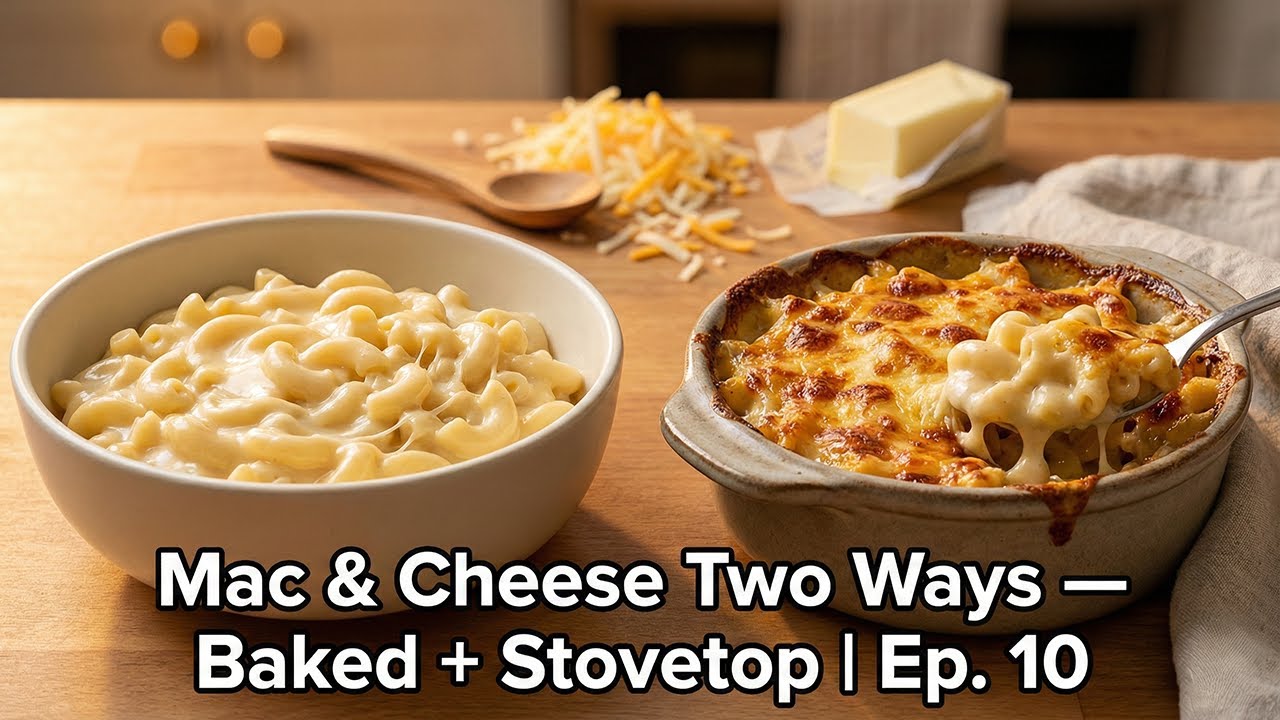 Mac & Cheese Two Ways: Baked + Stovetop (Two Ways to Please!)