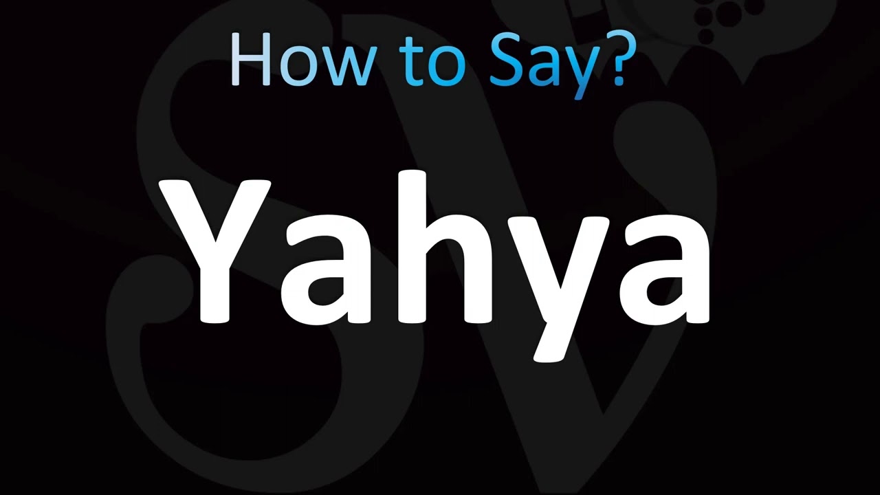 How to Pronounce Yahya (CORRECTLY!)