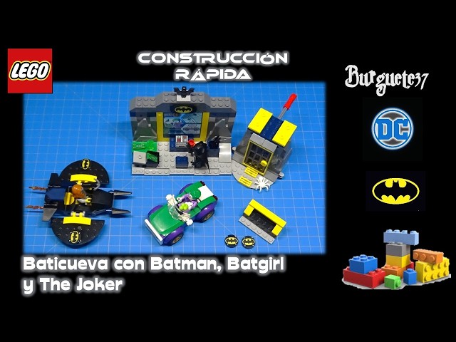 Vídeo relacionado con Lego DC Batman: The Batcave with Batman, Batgirl & The Joker, Divertido Juguete de superhéroe, Regalo para niños a Partir de 4 años con Figuras de acción de Batman, 76272