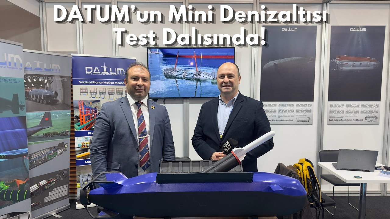 DATUM’un Mini Denizaltısı Türk Loydu’nun sertifikasyon dalışında