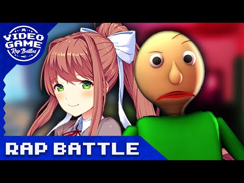 Baldi vs. Monika - Video Game Rap Battle [DDLC vs. Baldi's Basics]