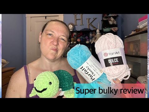 Amigurumi Super bulky yarn review