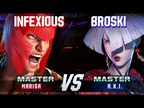 SF6 ▰ INFEXIOUS (Marisa) vs BROSKI (A.K.I.) ▰ High Level Gameplay