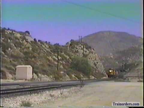 Classic Railroad Series 97 - ATSF 3819 West at Blue Cut August 28, 1991