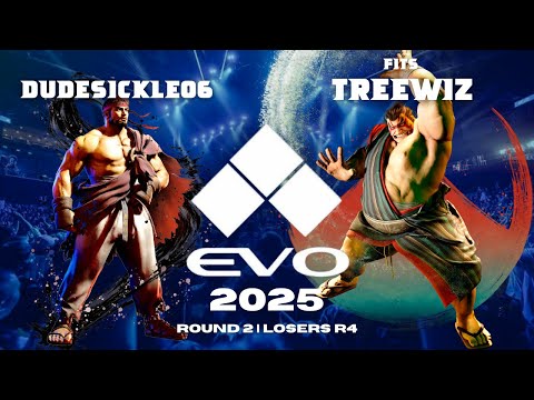 EVO 2025 | Round 2 | Losers R4 | Dudesickle06 (Ryu) vs FitS TreeWiz (E Honda)